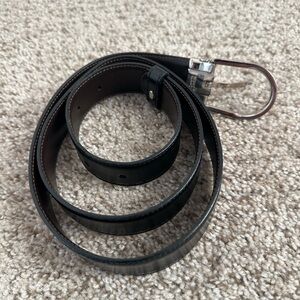 Montblanc Classic Men s 41”Black Smooth Leather Belt  5V2R